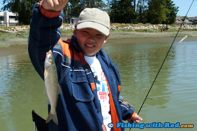 Chub fishing in the Fraser River