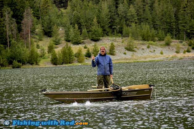 Stillwater fly fishing in British Columbia.