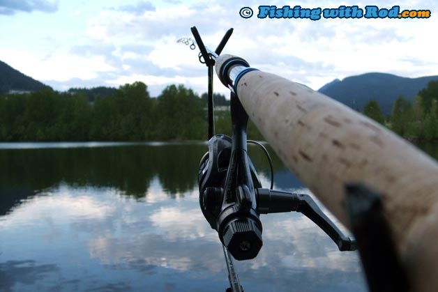 A rod holder is beneficial when bottom fishing at a lake