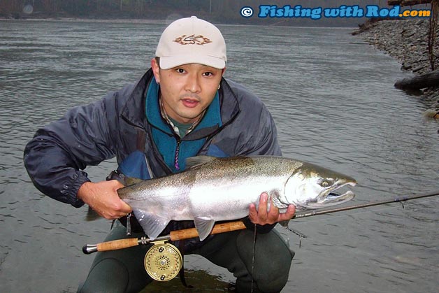 Float fishing with a centerpin setup is common when fishing for coho salmon in BC