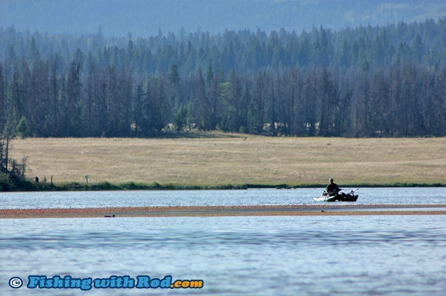 Rainbow trout fishing at Tunkwa Lake BC