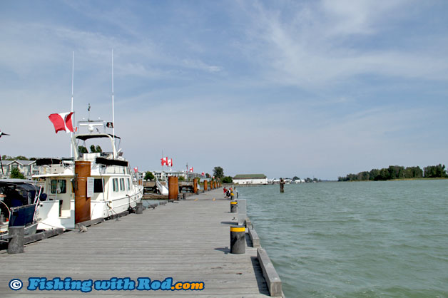 Fishing pier at Imperial Landing in Richmond BC