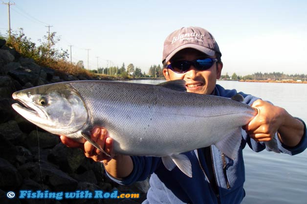 Vancouver Island Bank Fishing Locations and Species Run Times