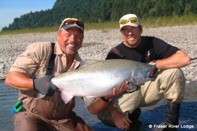 Fraser River Lodge salmon fishing