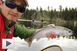 Awesome Trout Fishing at Salmon Lake